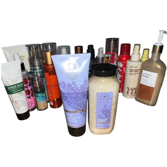 Bath and Body Works PINK Victoria’s Secret fragrance sprays lotions and more!